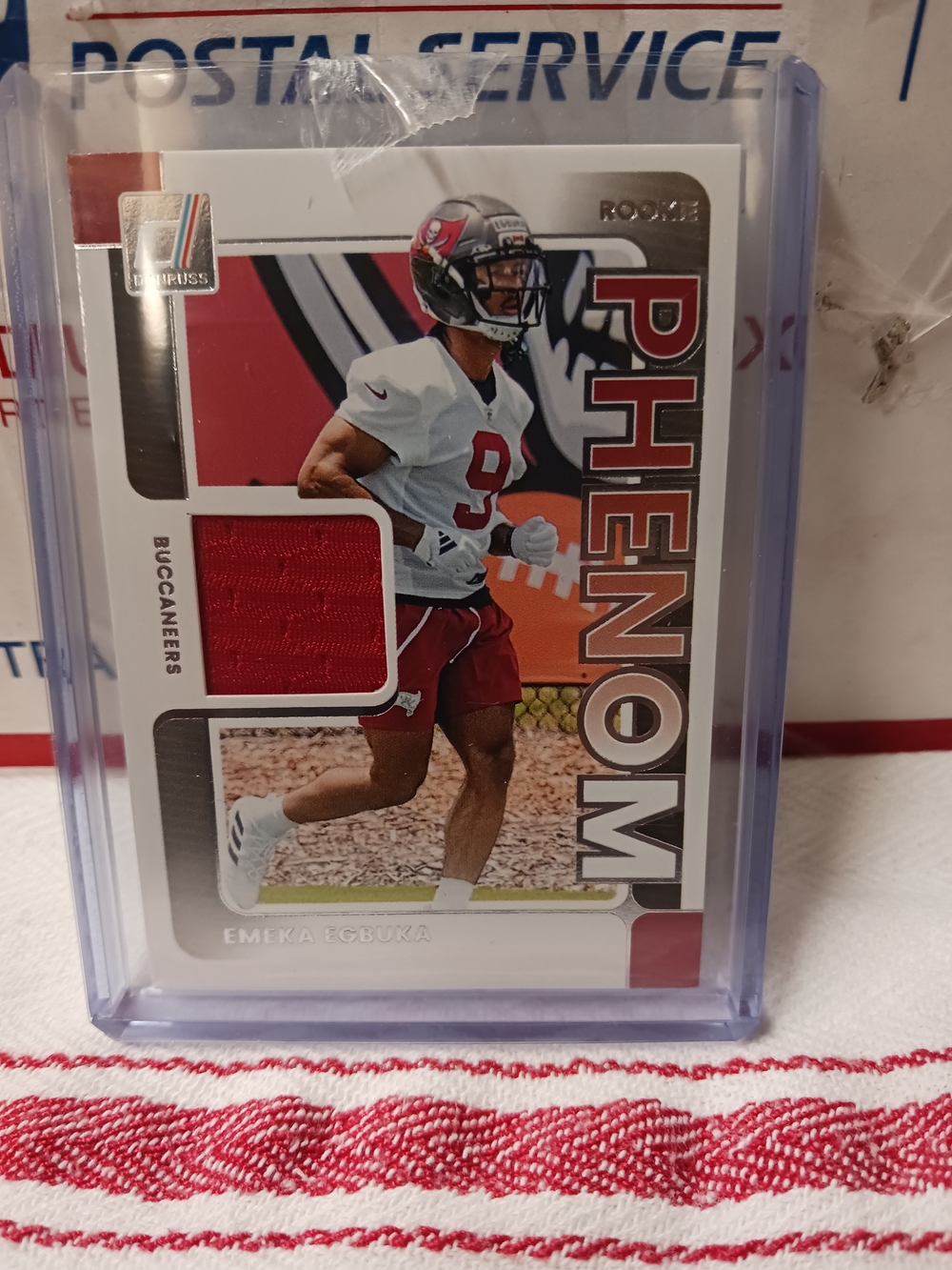 2025  Donruss Emeka Egbuka with Red Jersey Swatch (Rc)